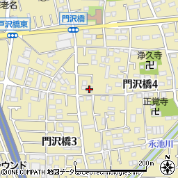 神奈川県海老名市門沢橋4丁目10-22周辺の地図
