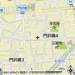 神奈川県海老名市門沢橋4丁目10-16周辺の地図