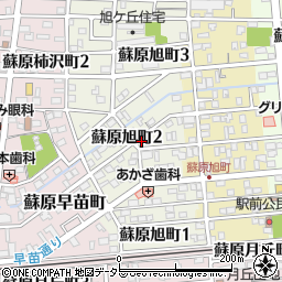 岐阜県各務原市蘇原旭町2丁目14周辺の地図