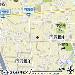 神奈川県海老名市門沢橋4丁目10-43周辺の地図