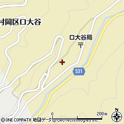 兵庫県美方郡香美町村岡区口大谷674周辺の地図