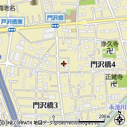 神奈川県海老名市門沢橋4丁目10-36周辺の地図