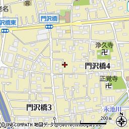 神奈川県海老名市門沢橋4丁目10-44周辺の地図