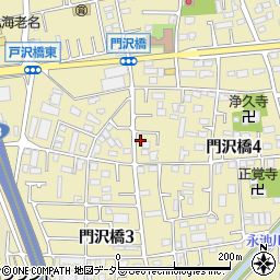 神奈川県海老名市門沢橋4丁目10-33周辺の地図