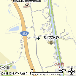 島根県松江市八雲町東岩坂404-1周辺の地図