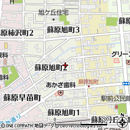 岐阜県各務原市蘇原旭町2丁目30周辺の地図