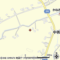 千葉県茂原市中善寺周辺の地図