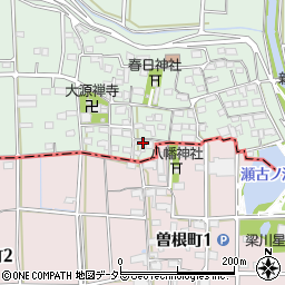 岐阜県安八郡神戸町瀬古周辺の地図