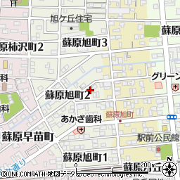 岐阜県各務原市蘇原旭町2丁目29周辺の地図