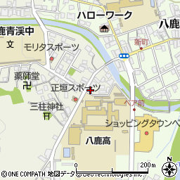 兵庫県養父市八鹿町九鹿98周辺の地図