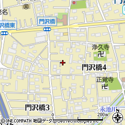 神奈川県海老名市門沢橋4丁目10-45周辺の地図
