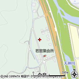 鳥取県三朝町（東伯郡）若宮周辺の地図