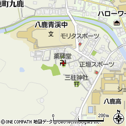 兵庫県養父市八鹿町九鹿166周辺の地図