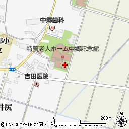 中郷記念館デイサービスセンター周辺の地図