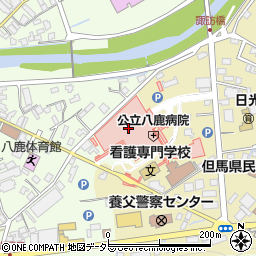 兵庫県養父市八鹿町八鹿1878-1周辺の地図