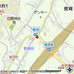 岐阜県可児市菅刈840周辺の地図