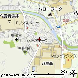 兵庫県養父市八鹿町九鹿122-3周辺の地図