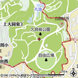 久良岐公園周辺の地図