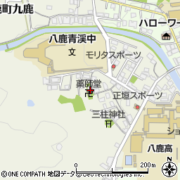 兵庫県養父市八鹿町九鹿166-1周辺の地図