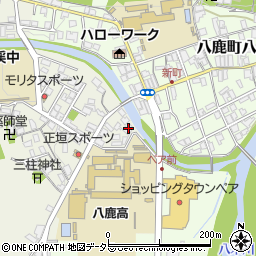 兵庫県養父市八鹿町九鹿95-3周辺の地図