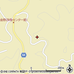 長野県下伊那郡泰阜村695周辺の地図