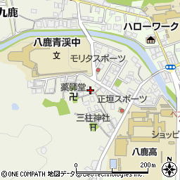 兵庫県養父市八鹿町九鹿154周辺の地図