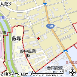 妙中鉱業株式会社　青雲寮周辺の地図