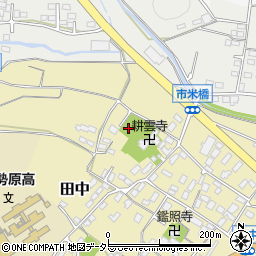 神奈川県伊勢原市田中周辺の地図