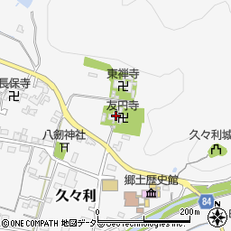 日蓮宗　友円寺周辺の地図