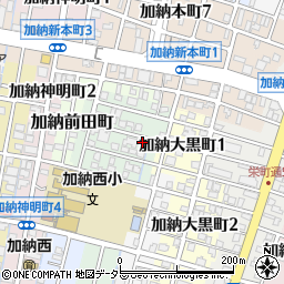 岐阜県岐阜市加納村松町周辺の地図