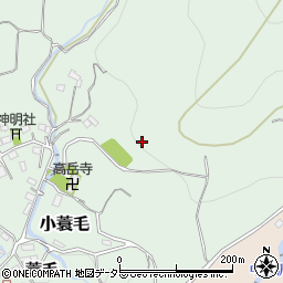 神奈川県秦野市小蓑毛周辺の地図
