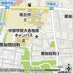 岐阜県各務原市那加桜町3丁目20周辺の地図