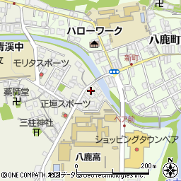 兵庫県養父市八鹿町九鹿101周辺の地図