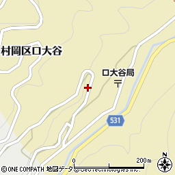 兵庫県美方郡香美町村岡区口大谷883周辺の地図