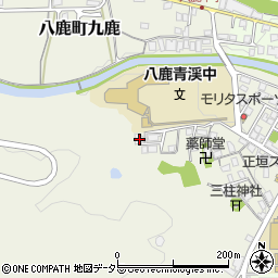 兵庫県養父市八鹿町九鹿1617周辺の地図