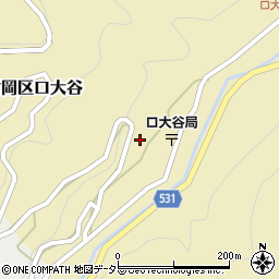 兵庫県美方郡香美町村岡区口大谷879周辺の地図