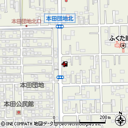 ＥＮＥＯＳ本田ＳＳ周辺の地図