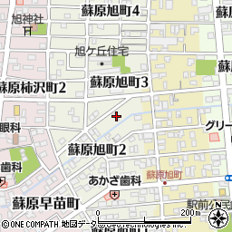 岐阜県各務原市蘇原旭町2丁目60周辺の地図