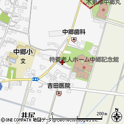 木更津中郷簡易郵便局周辺の地図