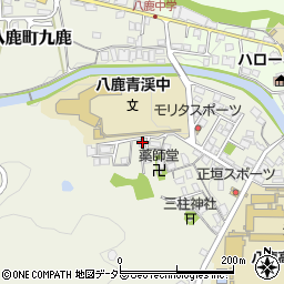 兵庫県養父市八鹿町九鹿174-32周辺の地図
