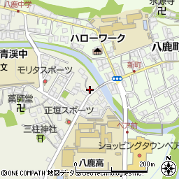 兵庫県養父市八鹿町九鹿104-7周辺の地図