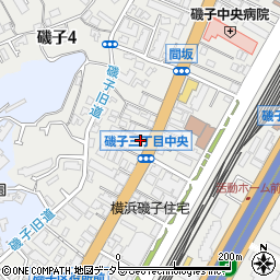 リパーク横浜磯子３丁目第２駐車場周辺の地図