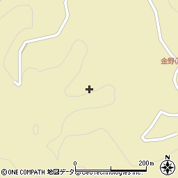 長野県下伊那郡泰阜村金野周辺の地図