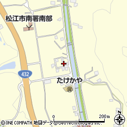 島根県松江市八雲町東岩坂387-20周辺の地図