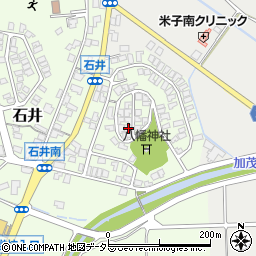 鳥取県米子市石井1116-2周辺の地図