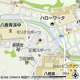 兵庫県養父市八鹿町九鹿116周辺の地図