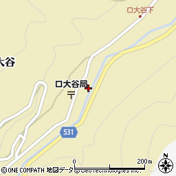兵庫県美方郡香美町村岡区口大谷607周辺の地図