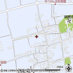 滋賀県長浜市西上坂町周辺の地図