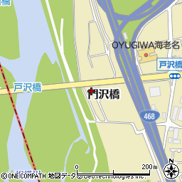 神奈川県海老名市門沢橋周辺の地図