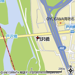神奈川県海老名市門沢橋周辺の地図